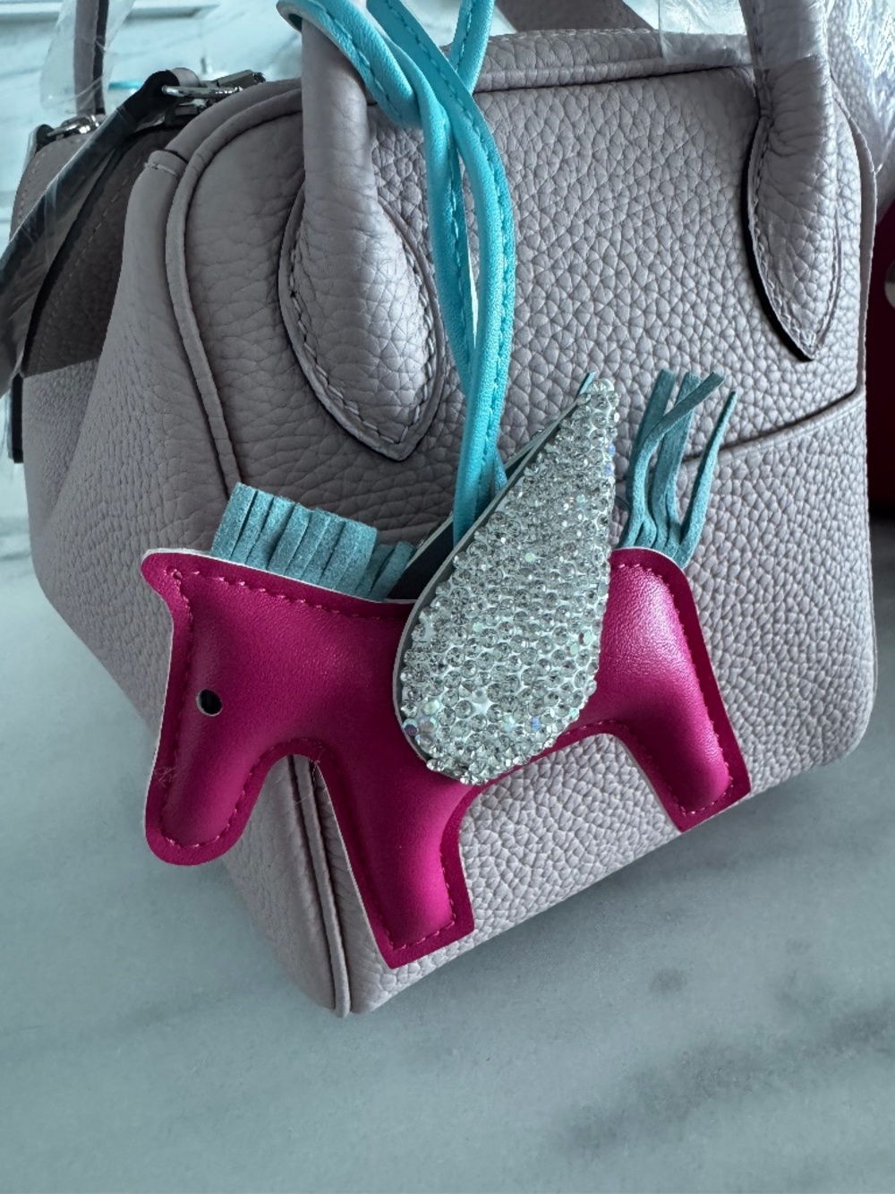 NWOT Pegasus Bag Charm Keychain Horse